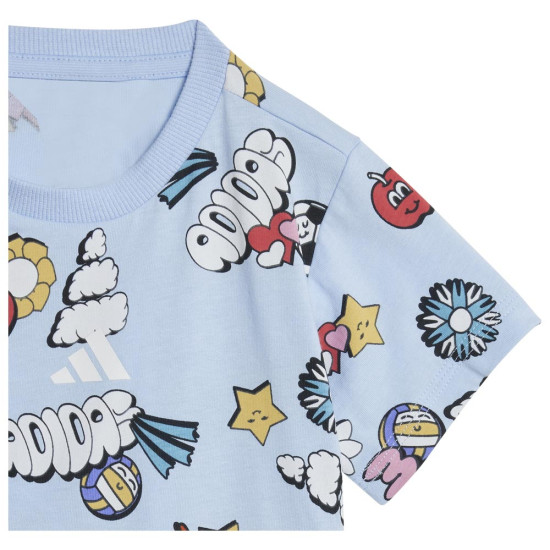 Adidas Βρεφικό σετ Seasonal Essentials Fun Allover Print Set